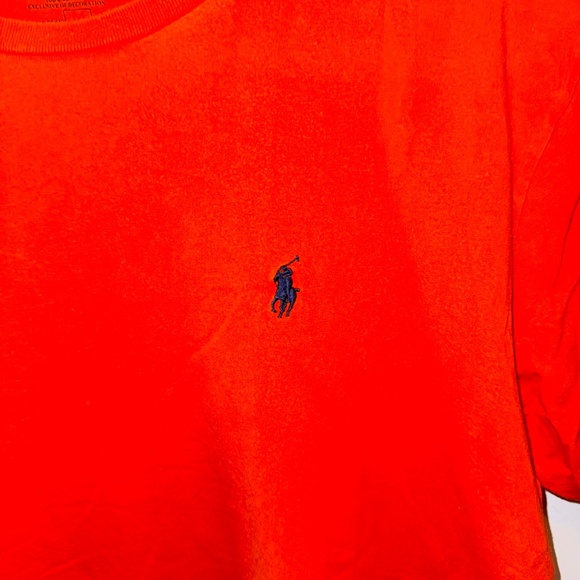 Men Medium Orange Polo T-shirt - Picture 2 of 3